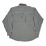 Levis Checked Flannel Shirt - XL Blue Cotton