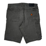 Off The Grid Shorts - 34W 10L Gray Cotton
