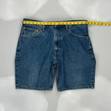 505 Levis Denim Shorts - 35W 8L Blue Cotton
