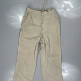 Woolrich Cord Trousers - 24W UK 6 Beige Corduroy