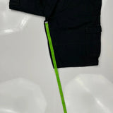 Southpole Cargo Cargo Shorts - 38W 12L Black Cotton