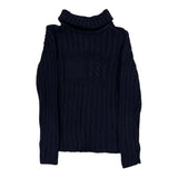 Tommy Hilfiger Sweater - Large Navy Cotton