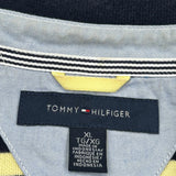 Tommy Hilfiger Striped Polo Shirt - XL Navy Cotton