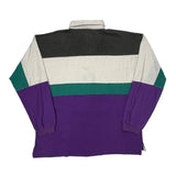 Authentic Collection Striped Rugby Shirt - XL Multicoloured Polyester Blend