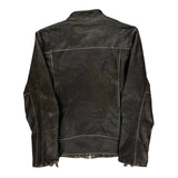 Diesel Leather Jacket - Medium Black Leather