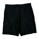 Wrangler Cargo Shorts - 38W 8L Black Cotton