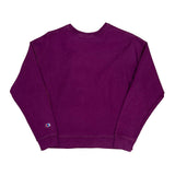 Reverse Weave Champion Sweatshirt - Large Purple Cotton