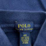 Age 3 Polo By Ralph Lauren Striped Polo Shirt - 2XS Navy Cotton