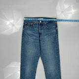 501 Levis Jeans - 29W UK 10 Blue Cotton