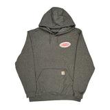 Carhartt Hoodie - Large Gray Cotton Blend