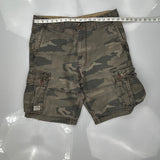 Signature Camo Cargo Shorts - 34W 11L Camo Cotton