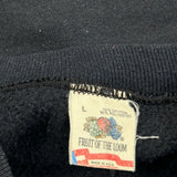 Fruit Of The Loom Graphic Sweatshirt - Large Black Cotton Blend