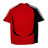 Germany National Team 2005/07 Adidas Away Football Shirt - Large Red Polyester