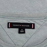 Tommy Hilfiger Spellout T-Shirt - Medium Green Cotton