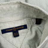 Tommy Hilfiger Shirt - Large Gray Cotton