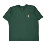 Carhartt T-Shirt - 2XL Green Cotton