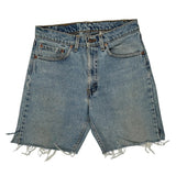 Levis Denim Shorts - 30W 10L Light Wash Cotton