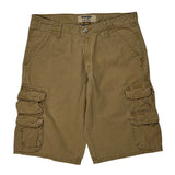 Wrangler Cargo Shorts - 32W 10L Khaki Cotton