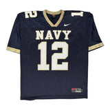 Vintage Nike Jersey - Large Navy Polyester