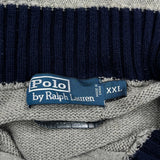 Polo By Ralph Lauren 1/4 Zip - 2XL Gray Cotton