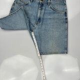 Wrangler Denim Shorts - 34W 10L Light Wash Denim