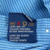 Vintage Tommy Hilfiger Striped Shirt - Large Blue Cotton