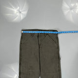 Unbranded Carpenter Trousers - 32W 28L Grey Cotton