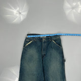 Arizona Jeans Carpenter Jeans - 28W 29L Blue Cotton