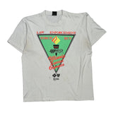 Law Enforcement Torch Run Screen Stars Single Stitch T-Shirt - XL White Cotton Blend