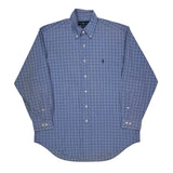 Yarmouth Ralph Lauren Checked Shirt - Large Blue Cotton