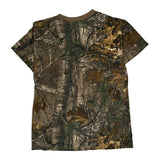 Hanes Camo T-Shirt - Medium Khaki Cotton