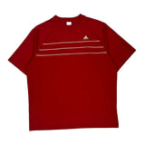 Adidas Football Shirt - XL Red Polyester