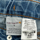 Age 7 Carhartt Carpenter Jeans - Small Blue Cotton