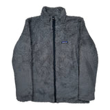 Patagonia Fleece Jacket - Large Gray Polyester