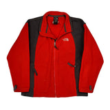 Kids The North Face Fleece Jacket - Large Red Polyester