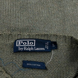 Polo By Ralph Lauren Jumper - Large Green Cotton