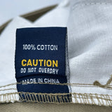 Australian Cargo Shorts - 40W 10L Khaki Cotton