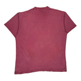 Up North Oneita Single Stitch T-Shirt - XL Red Cotton