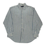 Polo By Ralph Lauren Striped Shirt - 2XL Blue Cotton