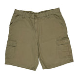 Wrangler Cargo Shorts - 36W 10L Khaki Cotton