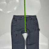Carhartt Carpenter Trousers - 32W UK 12 Grey Cotton