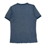 Ralph Lauren T-Shirt - Large Blue Cotton Blend