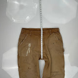 Carhartt Double Knee Carpenter Pants - 36W 30L Brown Cotton