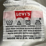 501 Levis Jeans - 26W US 2 White Cotton