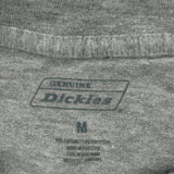 Dickies Long Sleeve T-Shirt - Medium Gray Cotton Blend