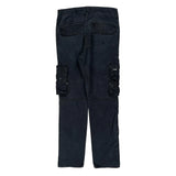 Wrangler Cargo Trousers - 30W 30L Black Cotton