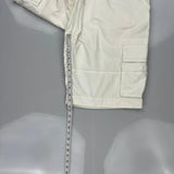 Levis Cargo Shorts - 34W 11L White Cotton