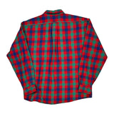 Salty Dog Washed Gant Checked Flannel Shirt - Large Multicoloured Cotton