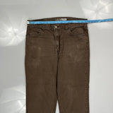 Carhartt Pants - 36W 32L Brown Cotton