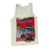 Kings Royal Fruit Of The Loom Nascar Vest - Small White Cotton